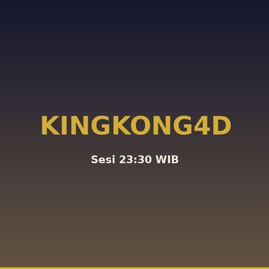 Kingkong4d login bocoran 23 hari ini 1 Oktober 2026 prediksi